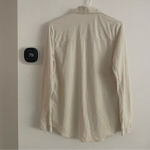 Lululemon Cream Long Sleeve Shirt size 6
